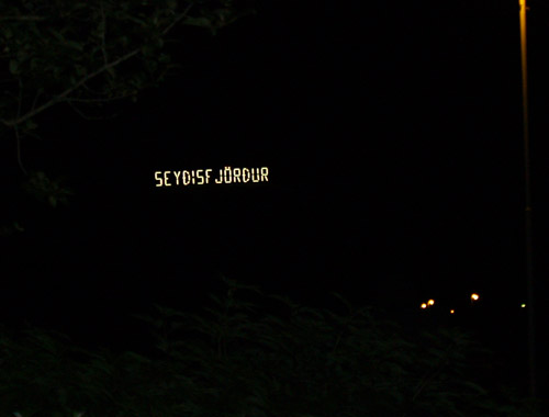 seyðisfjörðurskilti